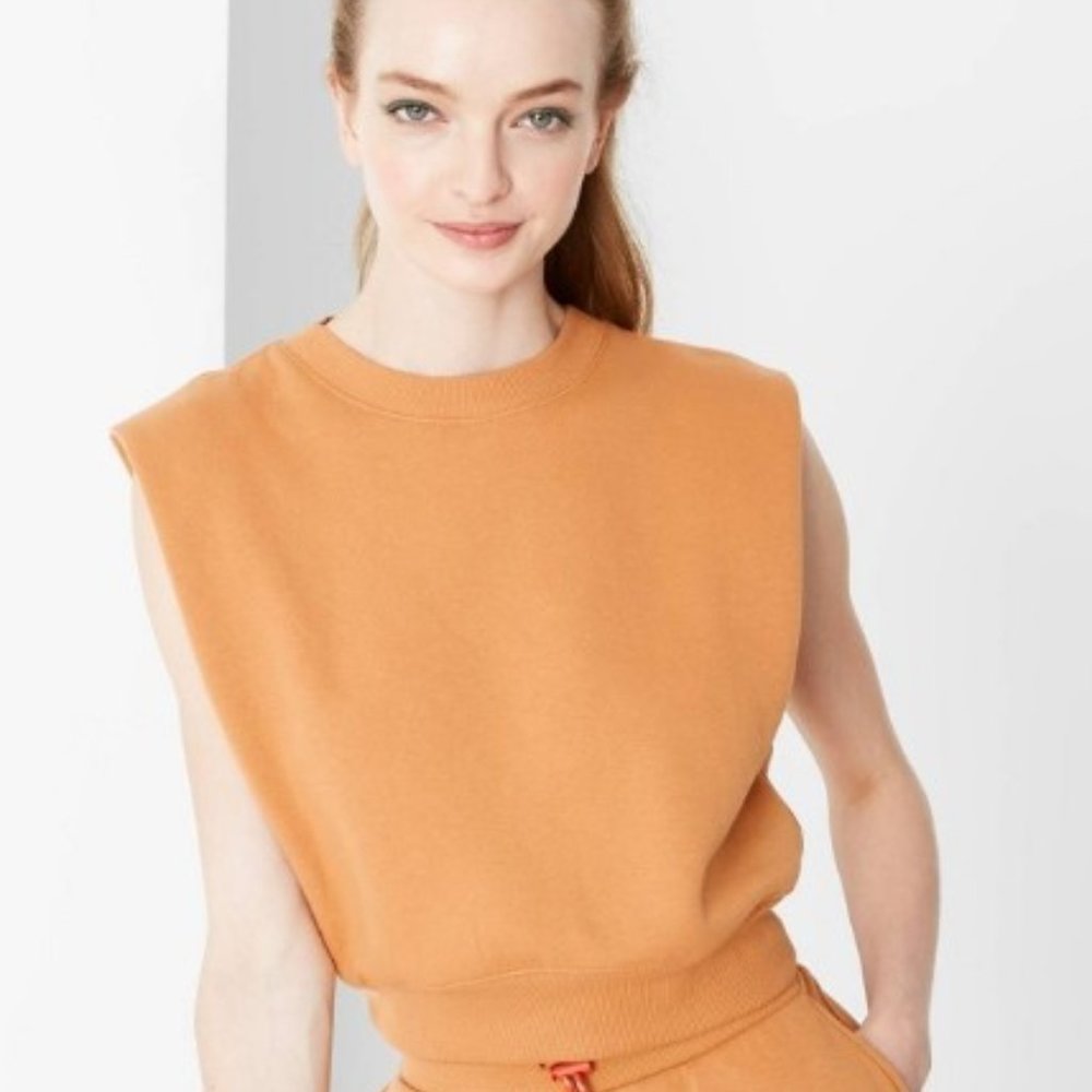 Wild Fable Women’s Tank Top  Sweatshirt Sleeveless Color  Orange/gold Size XS